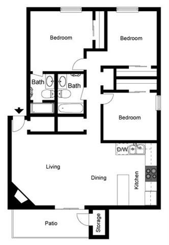 Pueblo Floor Plan 4