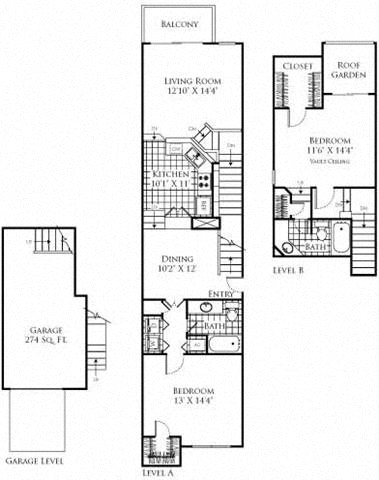 The Portofino 2 Bed 2 Bath
