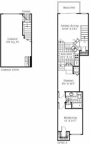 The Riviera 1 Bed 1 Bath