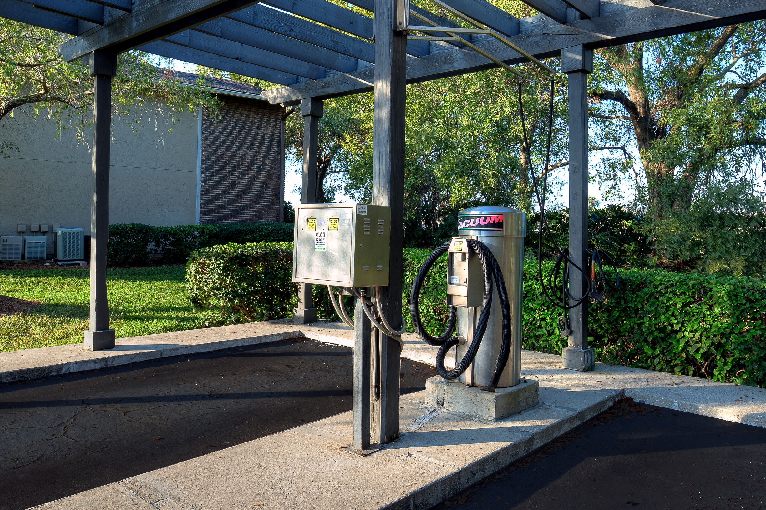 Keep  your vehicle sparkling at one of our two self serve car wash and vacuum centers.