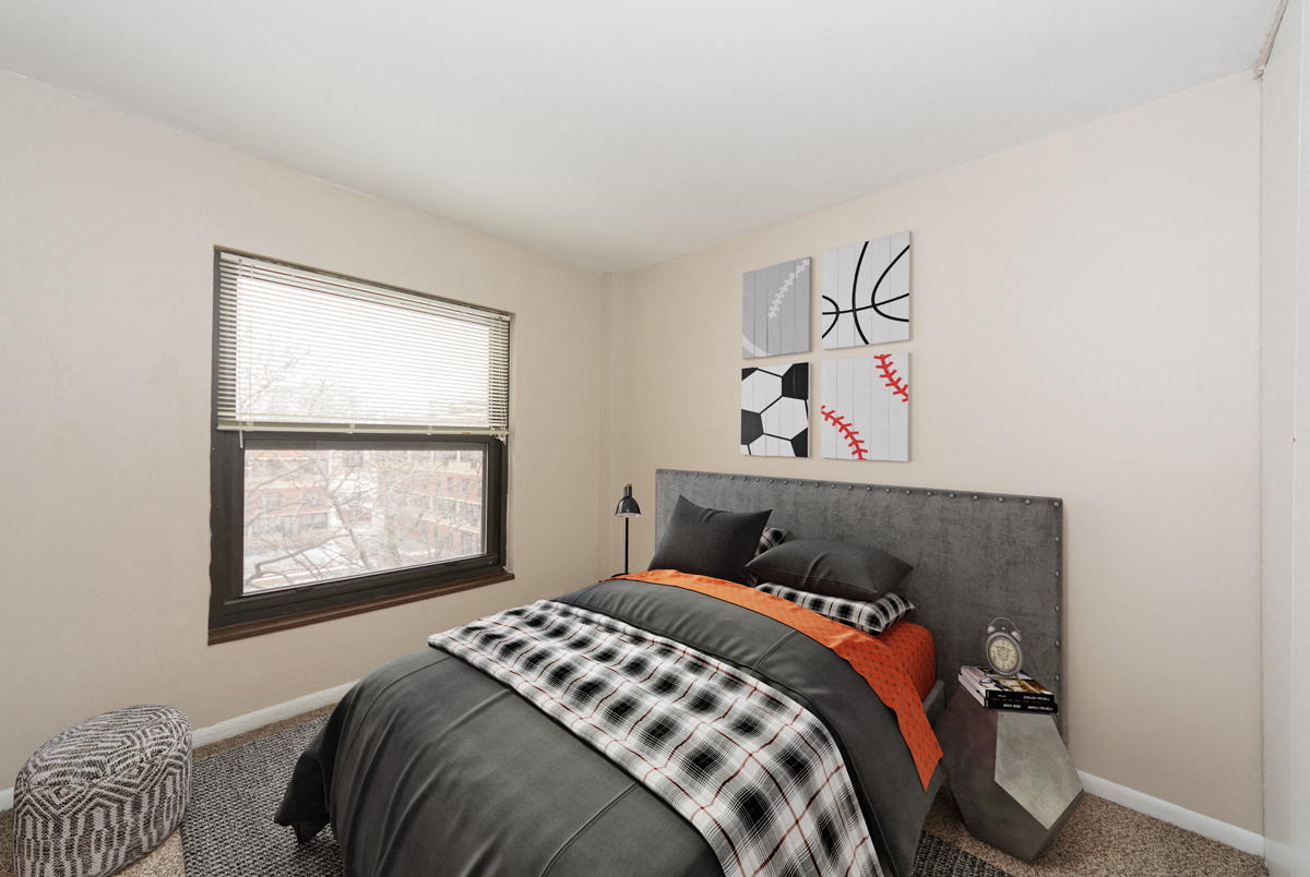 Eden Commons Chicago Townhouse Child's Bedroom at Eden Commons, Chicago, IL