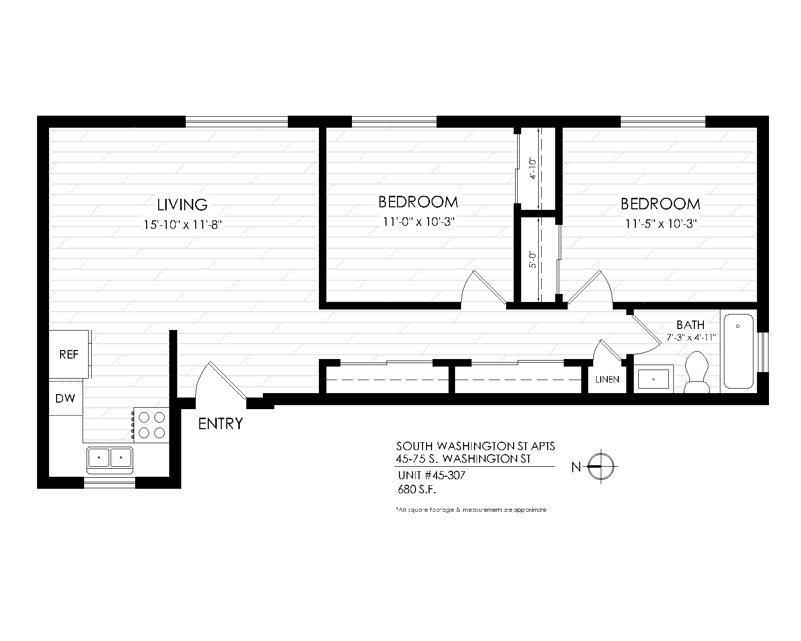 South Washington Apts - 2 Bed, 1 Bath
