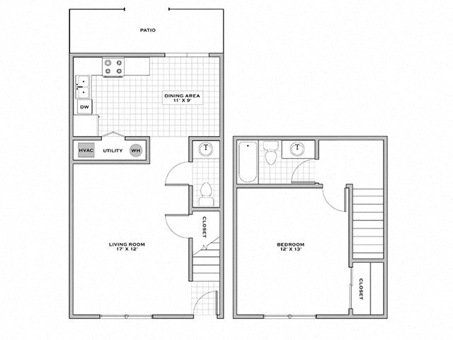 One bedroom townhouse for rent One bedroom townhouse for rent