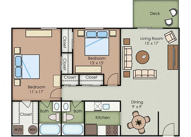 2-2 Large floor plan. 2-2 Large floor plan.