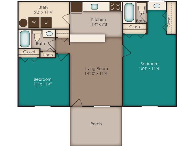 The MasterSuite Plus Floor Plan 4