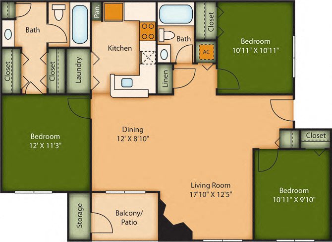 The Cypress Floor Plan The Cypress Floor Plan
