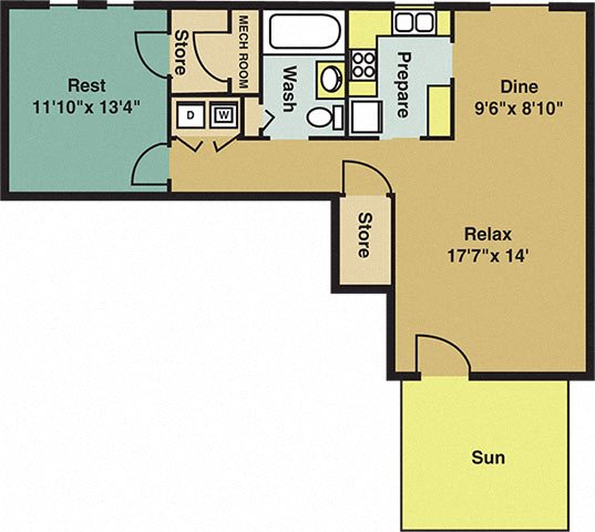 The Long Leaf Floor Plan The Long Leaf Floor Plan