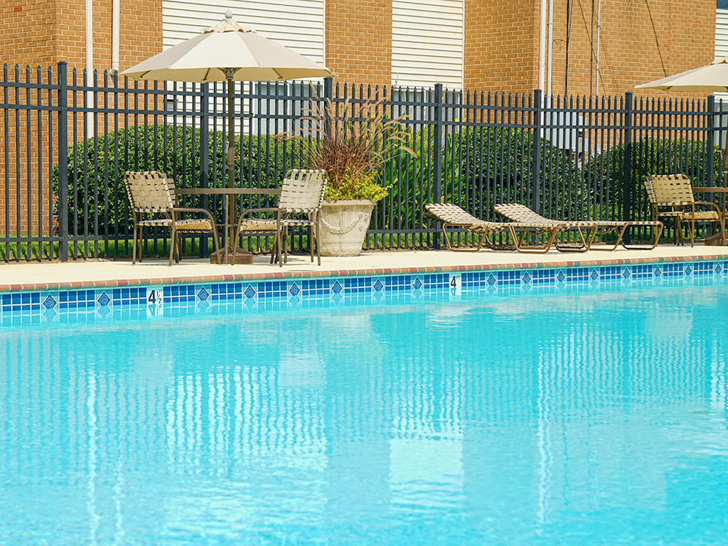 Pool at Andover Apartments in Norfolk VA