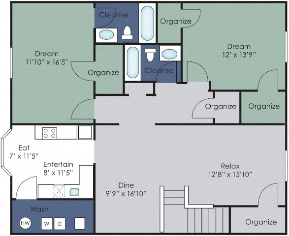 Lexington floor plan at Holly Point