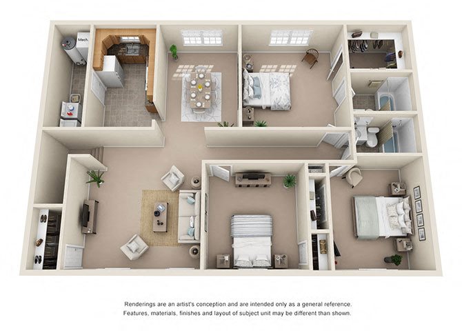 Hawthorne-III Floor Plan Hawthorne-III Floor Plan