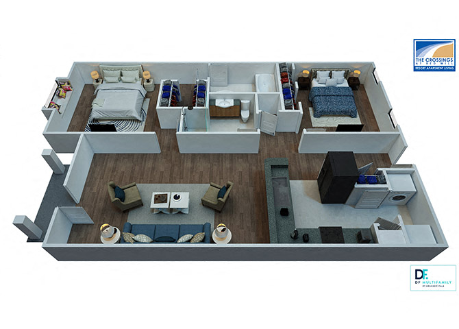Latitude Floor Plan At Virginia Beach Apartments