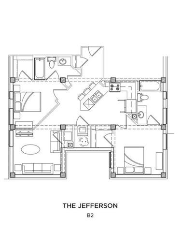 THE JEFFERSON Floor Plan 18
