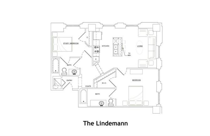 THE LINDEMANN Floor Plan 15