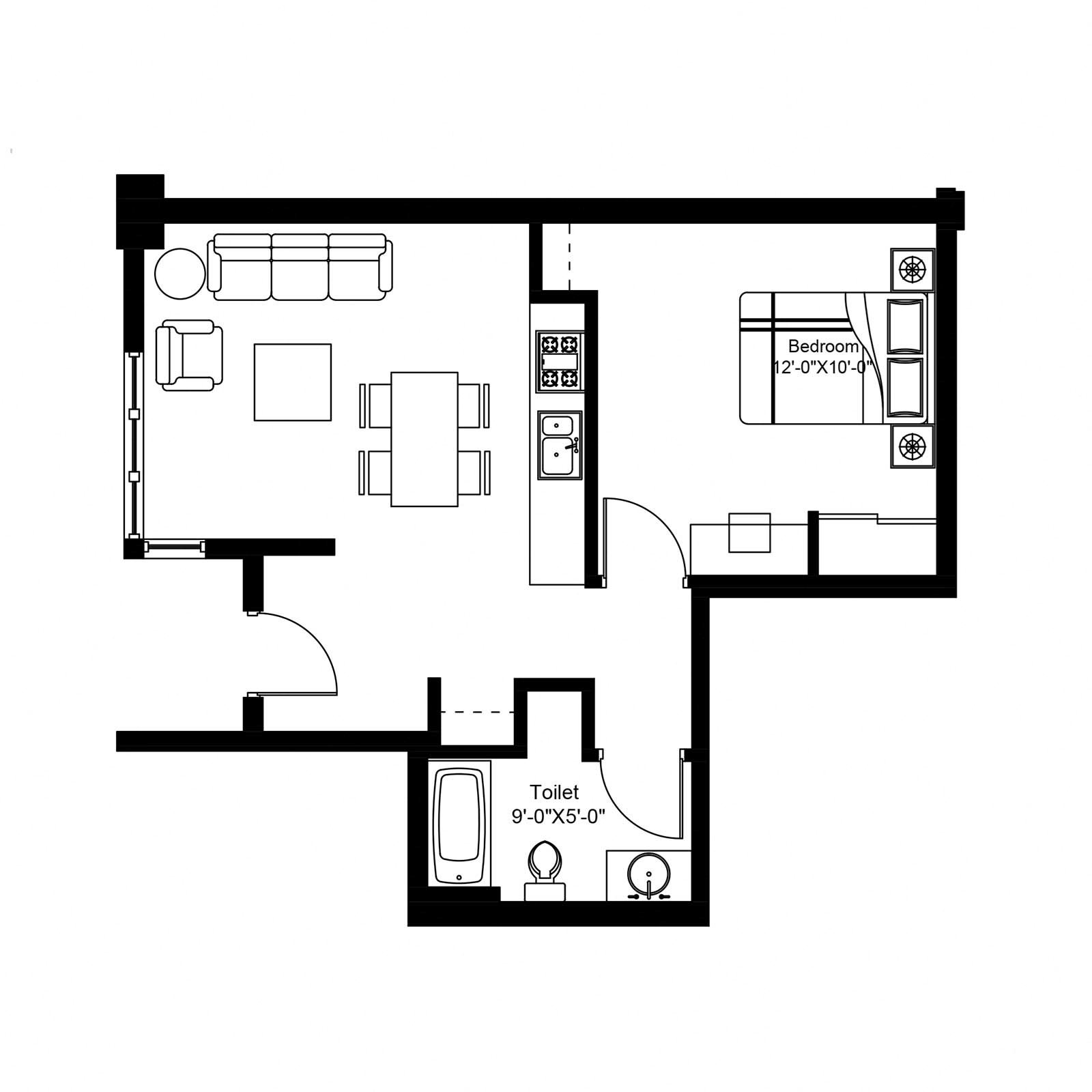 U Floor Plan 4