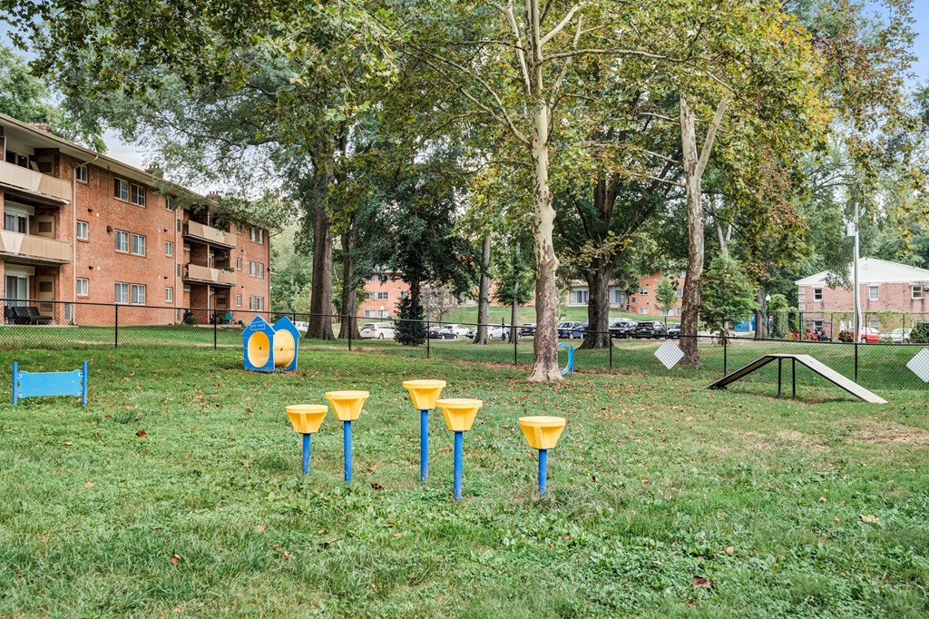 our apartments have a park with a playground and games