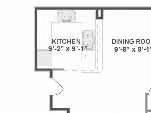 Two Bedroom Two Bathroom Floor Plan Warhol