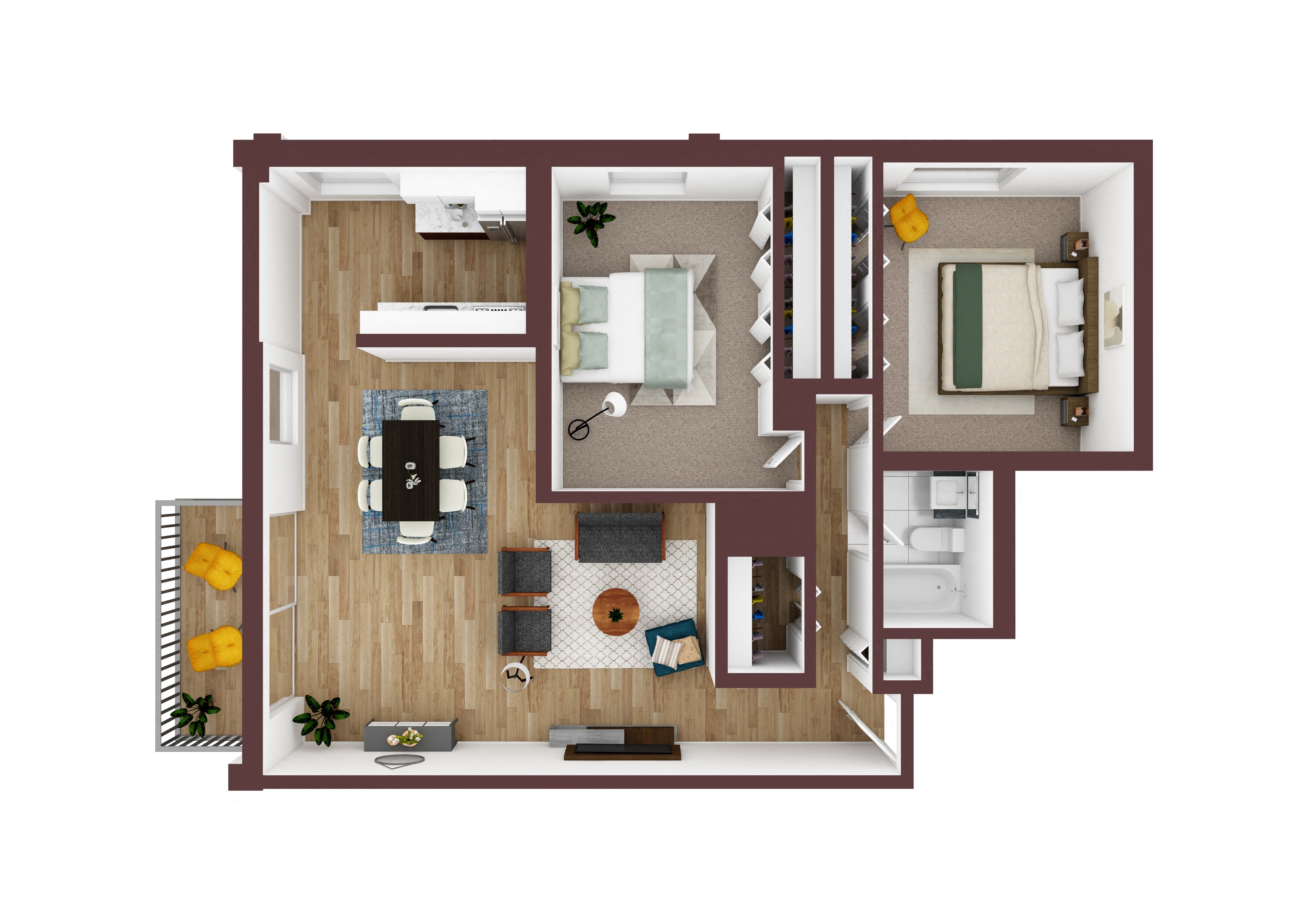 Rockville- 2 Bedroom, 1 Bath
