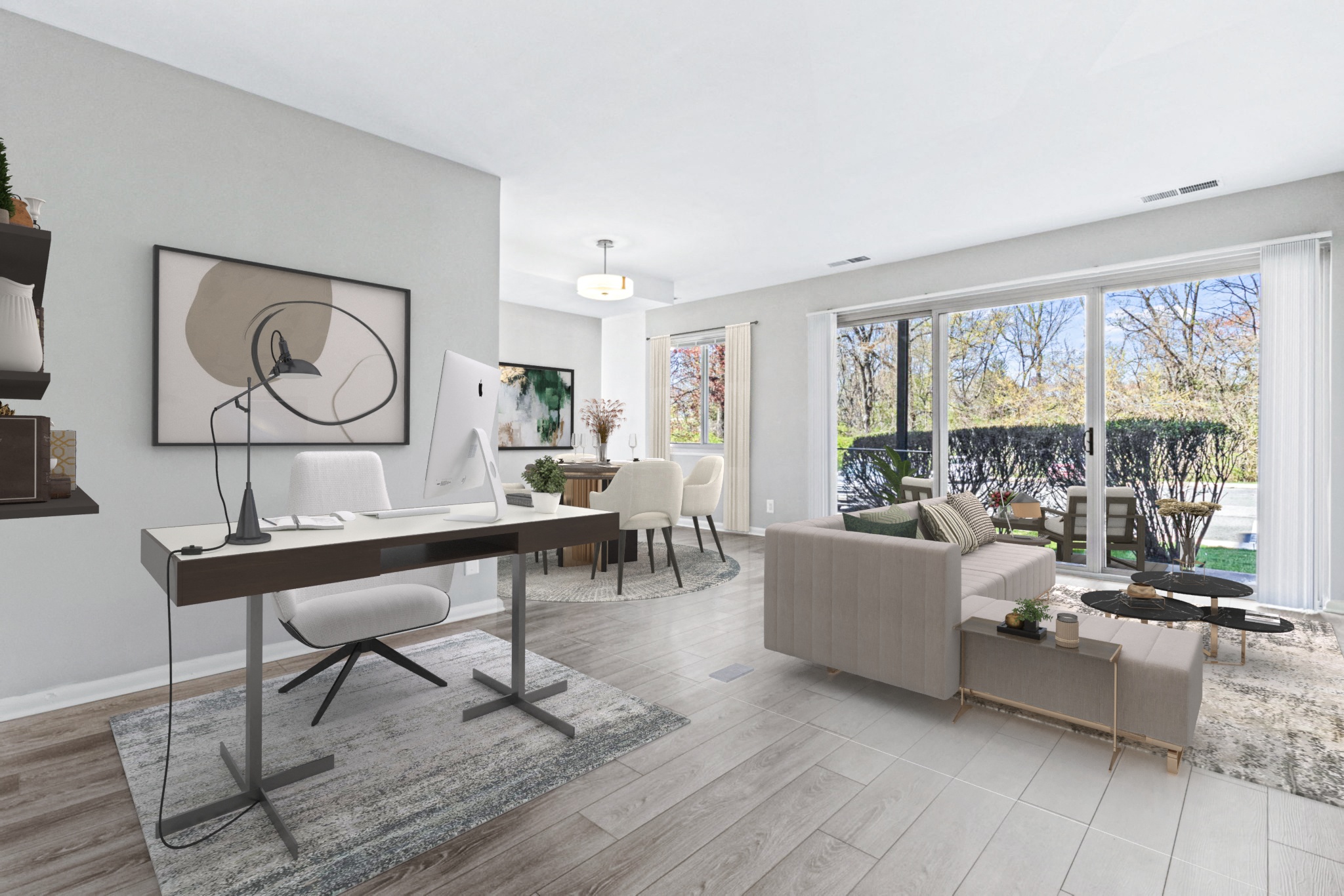 Spacious Living Area with Lots of Natural Light