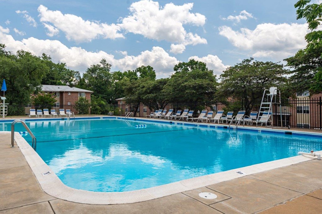 our apartments have a large pool for residents to enjoy