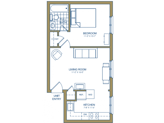 1 bedroom floor plan 1 bedroom floor plan