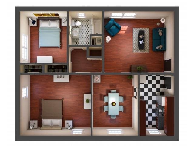 2 bedroom plan 2 bedroom plan
