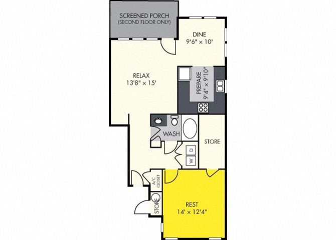 Oak Floor Plan 2