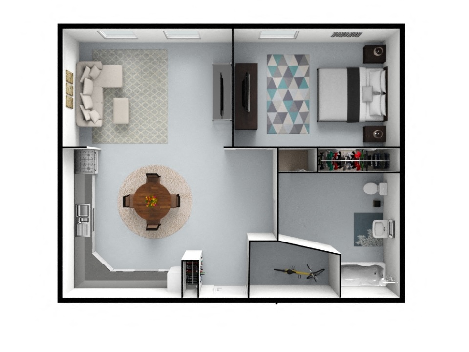 One Bedroom Model