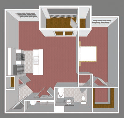 Commons 1 Bedroom