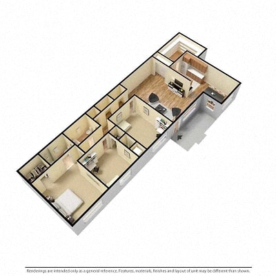 Three bedroom apartment in Allentown
