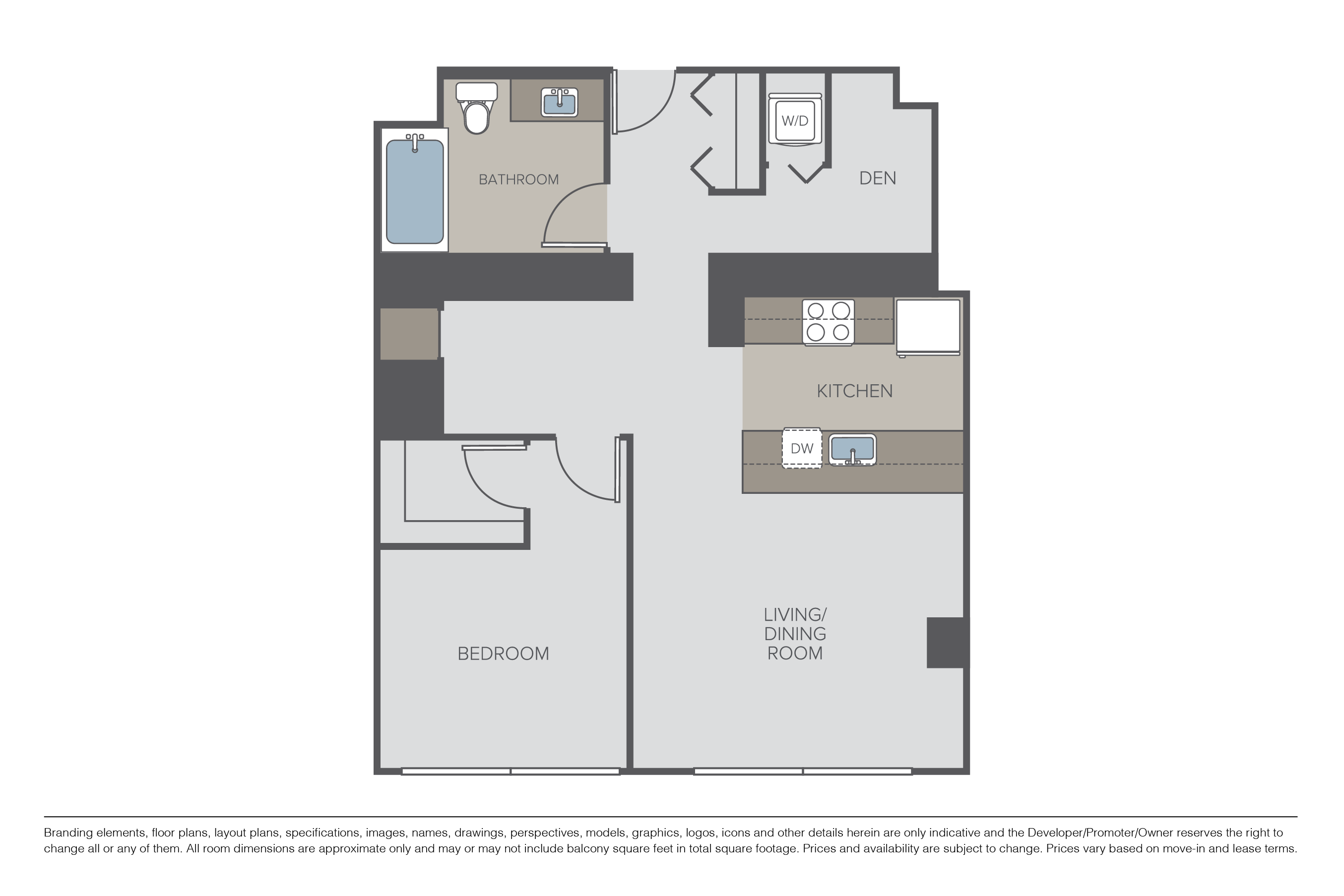 Plan 1E + Den