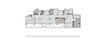 Plan 2R + Den Penthouse