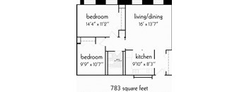 2 Bedroom and 1 bath