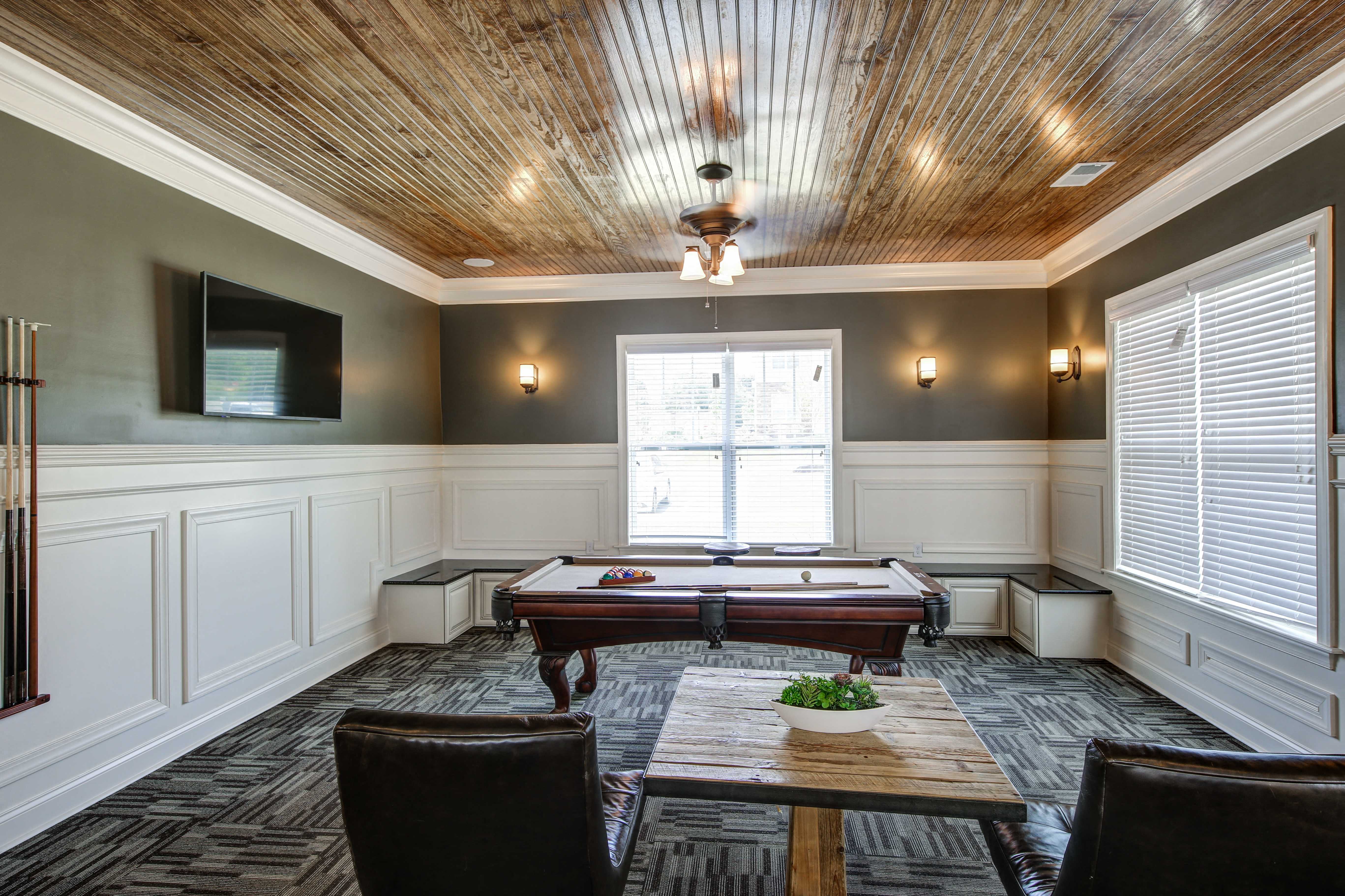 Billiards Room at Residences at Century Park, Greer, South Carolina