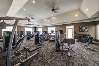 the estates with weights and cardio equipment
