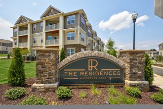 the residences at city center park entrance sign