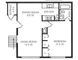 1 bedroom 1 bath