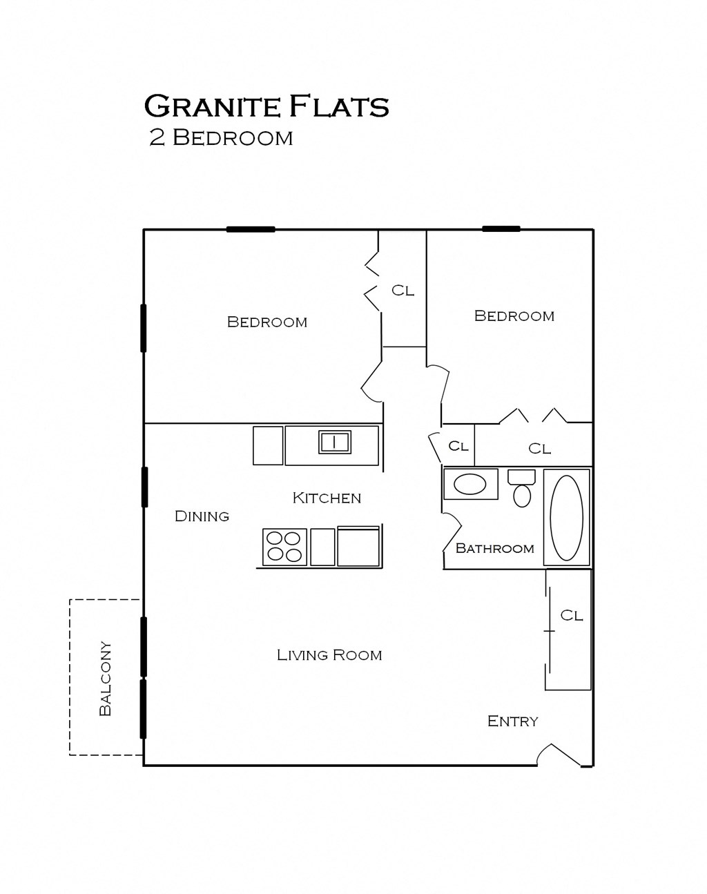 Granite Flats floorplan
