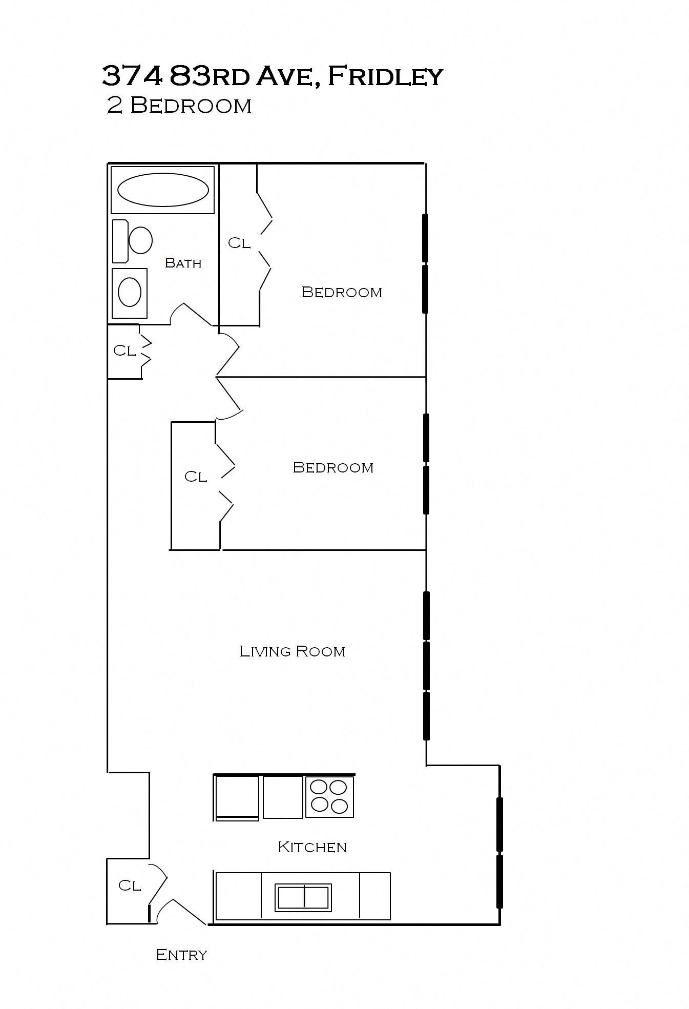 Spring Lake Park Apartments floorplan