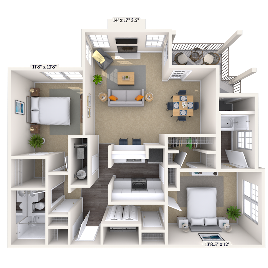 2829 Caldwell Road Studio-3 Beds Apartment for Rent - Photo Gallery 17