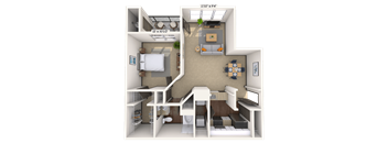 Traditional 1x1 758-1109 SF