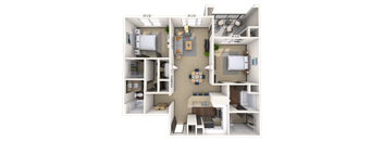 Traditional 2x2 1158 SF