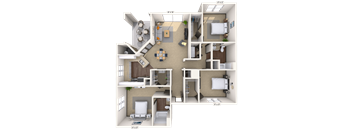 Traditional 3x2 1423 SF