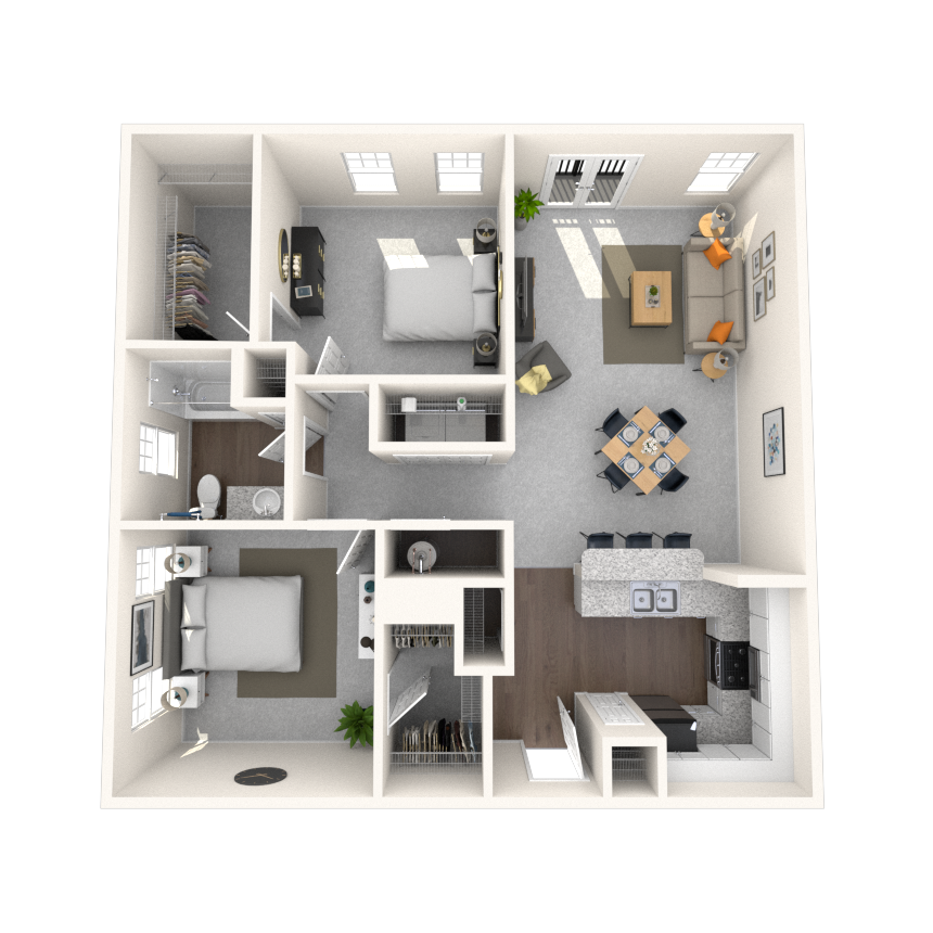 Traditional 2x1 958-990 SF