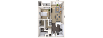 Traditional 1x1 697-920 SF