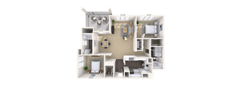 Traditional 2x2 1241 SF