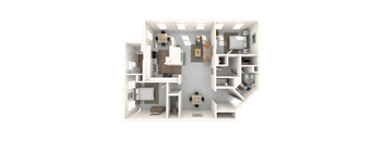 Traditional 2x2 1290 SF