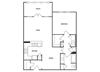 Traditional 1x1 874 SF