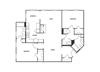 Traditional 2x2 1290 SF