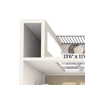 Traditional 1x1 835-957 SF