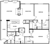 Traditional 2x2 1261 SF